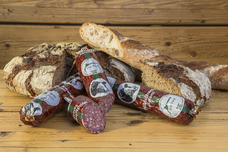 Wildschweinsalami mit Walnüssen - Biofleisch kaufen